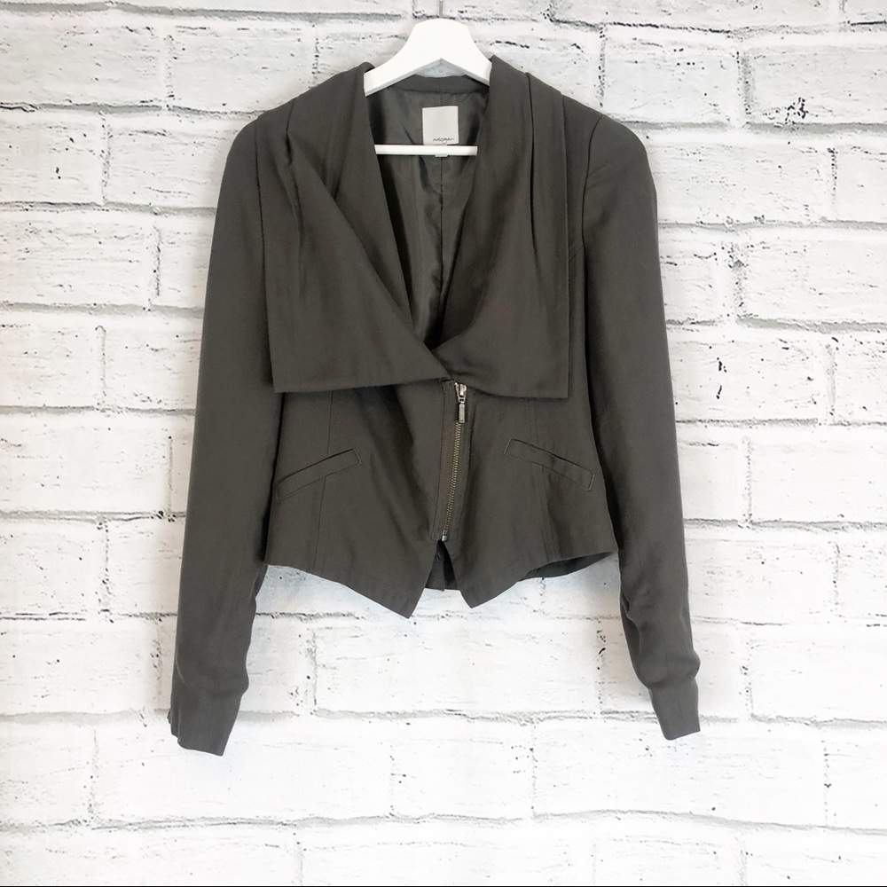 Halogen Women’s Gray Long Sleeve Blazer Jacket